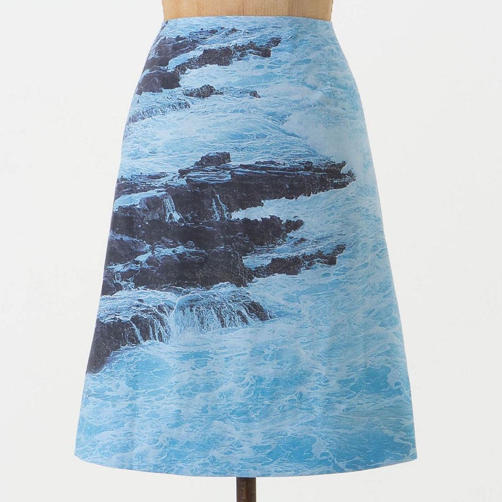 🔴LAST CALL🔴Anthro HD inParis Digital Rapid Skirt - Picture 1 of 3